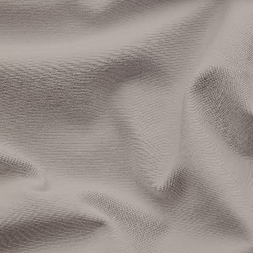 Schlafgut Easy Jersey Kissenbezug 40x80 cm Sand Mid mit 100% Baumwolle, superweicher & atmungsaktiver Kopfkissenbezug