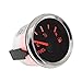 ELING 2 Inches Fuel Level Gauge 0-90ohm with Red Backlight 12V 24V for Car Tractor RV Vessels