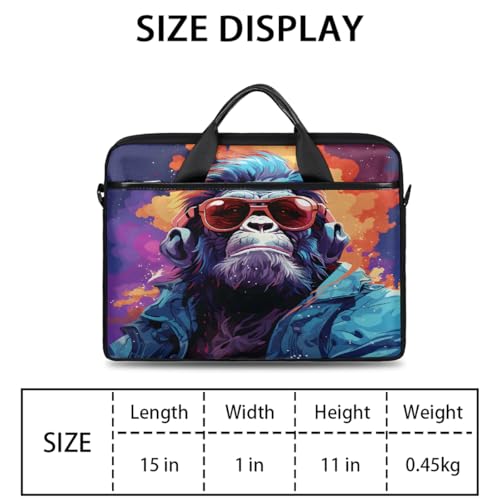 Bolso para portátil de 15 pulgadas con correa ajustable miniatura 2