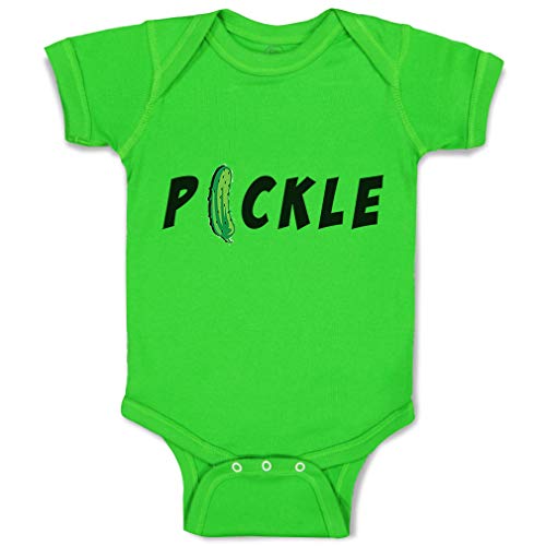 Image of Cute Rascals Custom Baby Bodysuit Pickle Vegetables Funny Boy & Girl Baby Clothes Funny Cotton