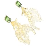 KESYOO 風手彫り魚モチーフイヤリング レディース トレンディーアクセサリー 誕生日やパーティーに