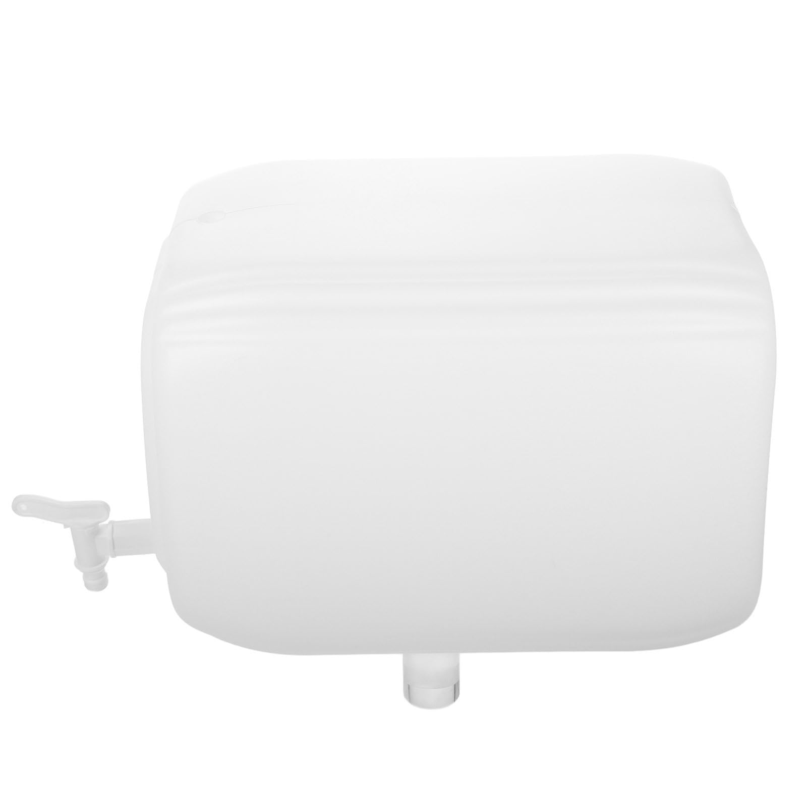 Homoyoyo Tanica con Rubinetto Portatile 20l in Hdpe Bianco, Contenitore Acqua da Campeggio, Design con Beccuccio, per Rifornimento Auto e Campeggio