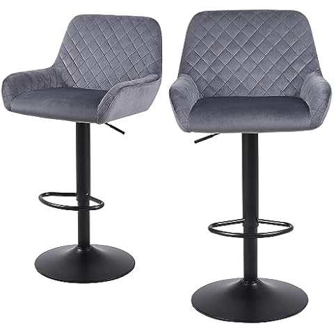 ralex-chair Velvet Swivel Bar Stools Cover