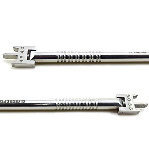 Medspo Professional Dental Orthodontic Gauge | Bracket Height Moveable Adjustable Locator Positioning | Measuring Spring Caliper | Dentist Lab Measuring Instruments Tools (Bracket Moveable Gauge) #TOP5