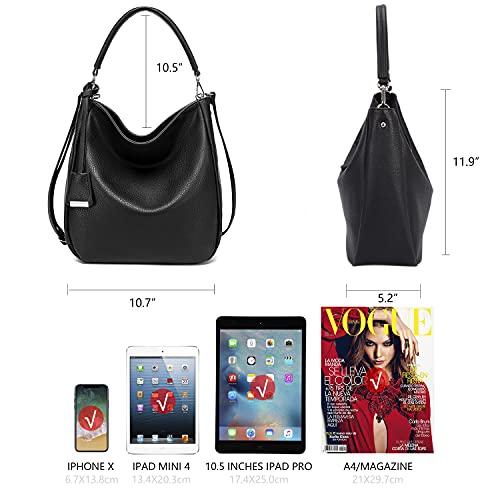 Handbags For Women Black Lightweight Compact Fashion Hobo Designer Boho Crossbody Ladies Purse Satchels Shoulder Bags Tote Vegan Leather School Porketbooks Bucket #TOP5