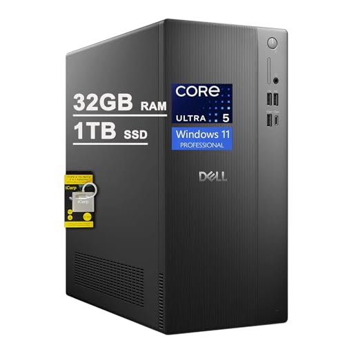 Dell Tower ECT1250 rWlXfXNgbv Intel 10RA Ultra 5 225 (>Ultra 7 165H) 32GB DDR5 1TB SSD Wi-Fi6 DisplayPort Type-C Win11Pro ICPnu 