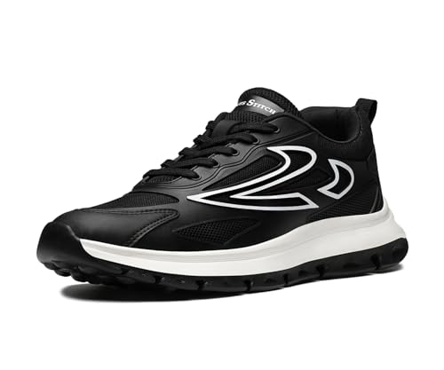 Image of LOUIS STITCH Men's Lightweight Athleisure Sport Shoes | Ultra Cushioned Sole | Casual Lace-Up Sneaker and Athleisure Wear | Perfect for Casual, Gym & Travel Wear | LS-AT-FS03
