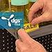 Shelf Label Strip with Shelf Talker Gripper, 25 Pack Snap-in 1.25”H Shelf Label Holder Strips for Metal Wood or Plastic Gondola Shelf with Price Tag Channel, Clear PVC Sign Holder for 36” Long Shelf