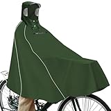 Andake Regenponcho Fahrrad Für Herren & Damen, Wasserdicht Radfahren Regen Poncho, Regenponcho...