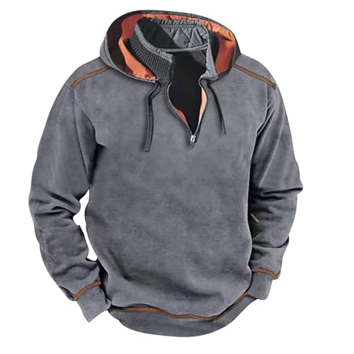 Sudadera con capucha rompeviento estilo retro para hombre miniatura 1