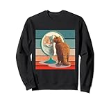 Chat roux miroir reflet tigre auto-perception