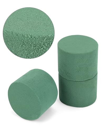Miniatura 5 de Qwork 8 Pieza Cilindros De Espuma Floral De 8 X 6 Cm Para Arreglos, Espuma Floral Húmeda En Color Verde, Ideal Para Bodas Y Celebraciones