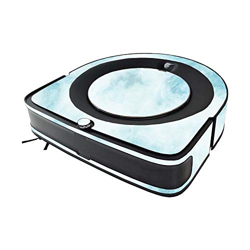 Image of MightySkins Glossy Glitter Skin Compatible with iRobot Roomba s9 Vacuum - Blue Marble | Protective High-Gloss Glitter Finish | Easy to Apply and Change Styles | Made in The USA