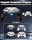 EasySMX X10 PC Controller mit Hall Triggers und Joysticks, Bluetooth Wireless Controller mit mechanischen Tasten, kein Drift&Dead Zones, Kompatibel mit PC/Switch/Steam-Grau