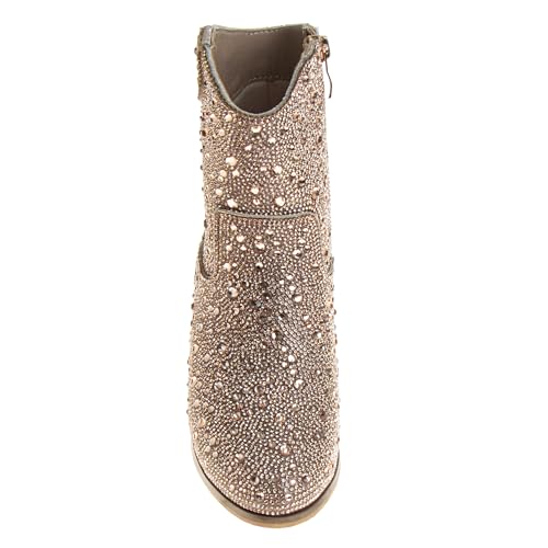 Josmo Kids Sparkly Cowboy Boots for Girls Glitter Western Mid-Calf Dress Boots (Size 13 Little Kids / 1-5 Big Kids)2