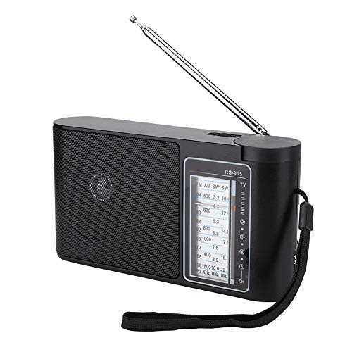mumisuto Radio met hoge gevoeligheid, draagbare multiband FM/AM/SW1/SW2 handafgestemde professionele radio met hoge gevoeligheid, ingebouwde batterij 1200 mAh, 3 W - Image 8