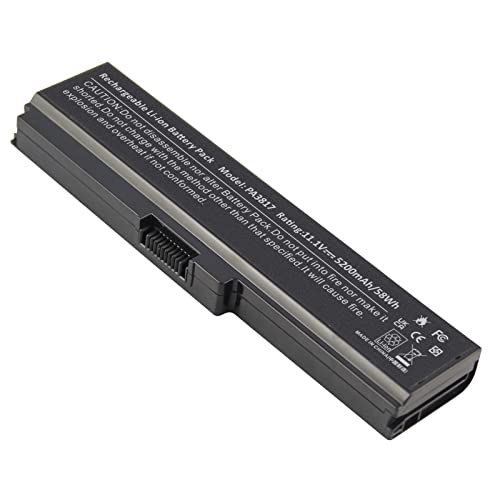 Pa3817U-1Brs Battery For Toshiba Satellite A665 A665-S5170 A665-S6086 A665-S6050 M645-S4050 M645-S4070 M505-S4940 L755-S5277 L775D-S7222 P745-S4102 P755-S5265 Pa3818U-1Brs Pa3819U-1Brs Pabas228 #TOP11