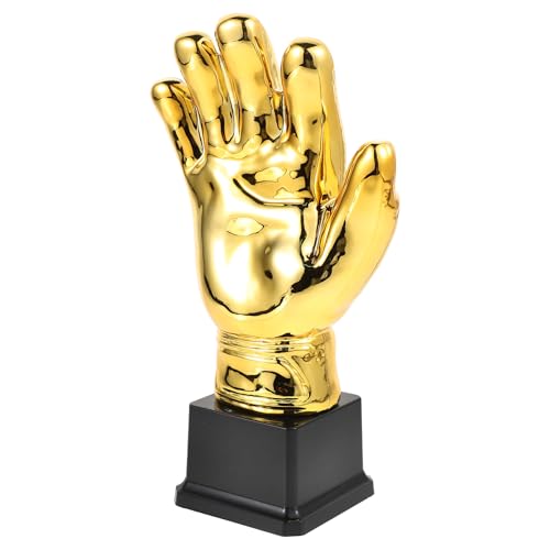 Trophée gardien de football or Healvian au style unique symbole d'excellence