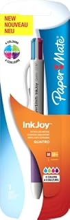 Paper Mate Inkjoy Quatro Retractable Ball Pen Medium Tip - Assorted Standard Colours