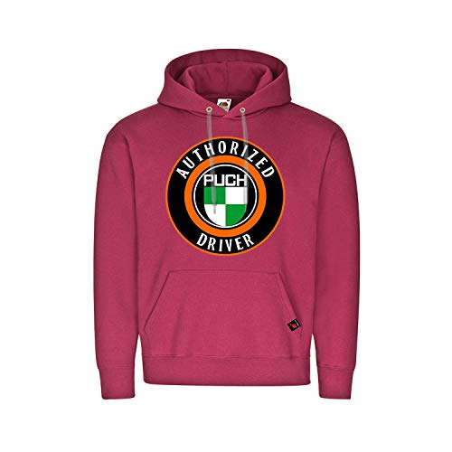 Idée cadeau moto Puch t-shirt rouge taille M pour amateur de rallye