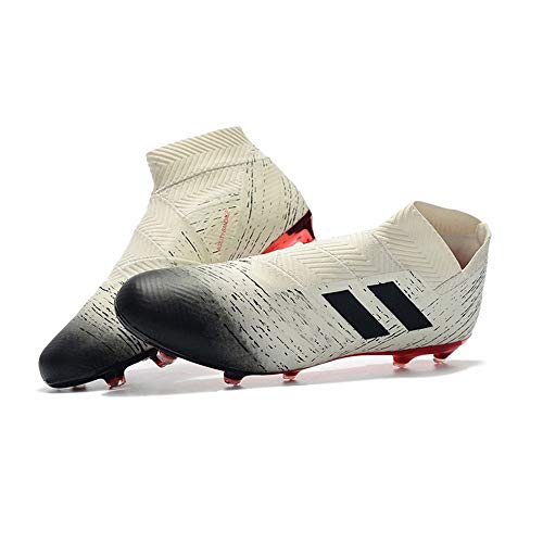 Zapatos Altos de explosión sin Cordones 18+ galvanoplastia FG Zapatos de fútbol...