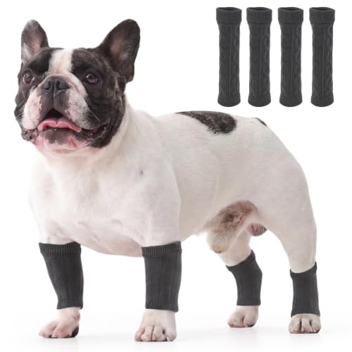 4 PCS Dog Joint Protection Knee Pads Reduce Licking Scratching Elbow