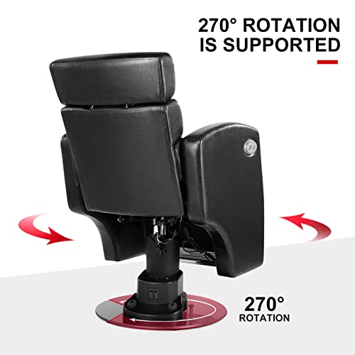 Artist Hand Electric Barber Chair, Electric Lifting Recline Chair, All Purpose Hydraulic Beauty Salon Styling Chair For Beauty Shop,165 Degree Electric Recline #TOP2
