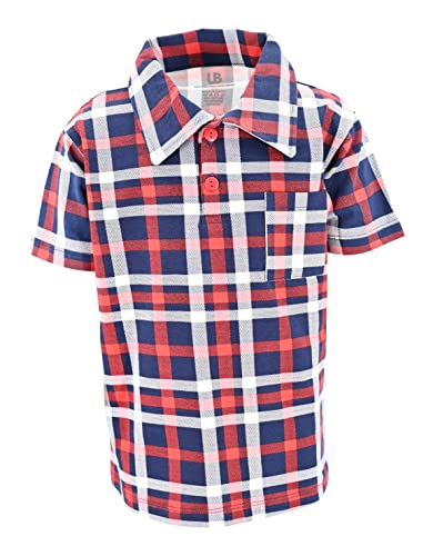 Image of Unique Baby Short Sleeve Collared Boys Polo Shirt, Toddler Kids Polo Shirts