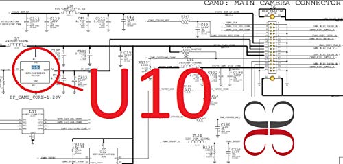  GIGABUE U10 Camera IC Chip SMD per Motherboard Scheda Madre per iPhone 4S
