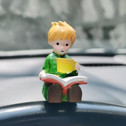 Cute Prince Action Figures Statue Decorations for Car Dashboard Accessories Interior Women Men Mini Car Dash Board Windows Rearview Mirrors Auto...
