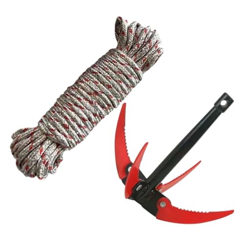 BCOATH Râteau Pliable en Acier Inoxydable pour Bassin et Jardin, Outil Désherbage Aquatique, Léger et Compact, Extraction Facile des Plantes et Débris Aquatiques, pour Entretien Extérieur