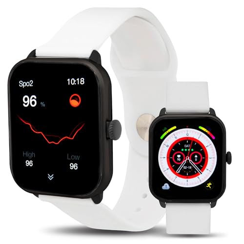 iWatch® Smartwatch with Bluetooth Calling, 1.85" AMOLED Display, Fitness & Sleep Tracking, Waterproof Smart Watch for Men & Women, Compatible with iPhone & Android, from Hudson Watch