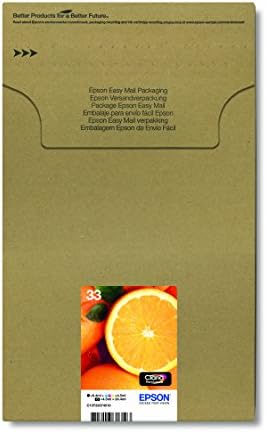 Epson 33 Oranges Genuine Multipack, 4-colours Ink Cartridges, Claria Premium Ink