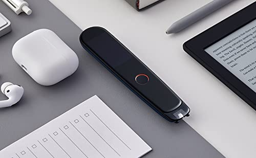 Exam Reader Pen | Dictionary Electronic Mobile Scanning Pen Translator | OCR Digital Exam Reader Pen Scanner (Pen 2 Pro (Chinese Interface), Black)