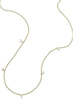 Vista 3 de Fossil - Collar con colgante de acero inoxidable en tono dorado para mujer