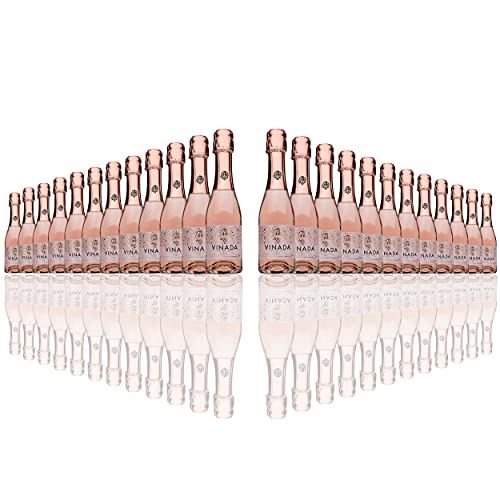 Vinada - Sparkling Rosé Mini - Zero Alcohol Wine - 200 Ml (24 Glass Bottles)