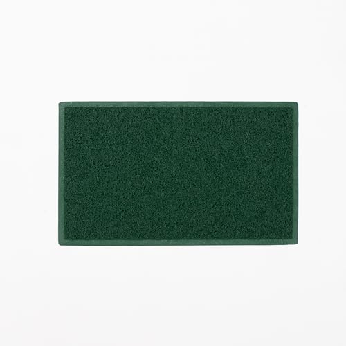 Paillasson Terry tapis d'entrée vert pour protéger le sol de la maison