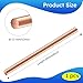 Pure Copper Round Rod 7.8 Inch Length 1/2