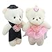 yskcsry 2 Unids Mini Amante De Dibujos Animados Oso De Peluche Juguetes De Peluche Lindo Pequeño Colgante Pareja Osos Kawaii Juguetes De Peluche Suave Muñeca Banquete De Boda Niños 20Cm