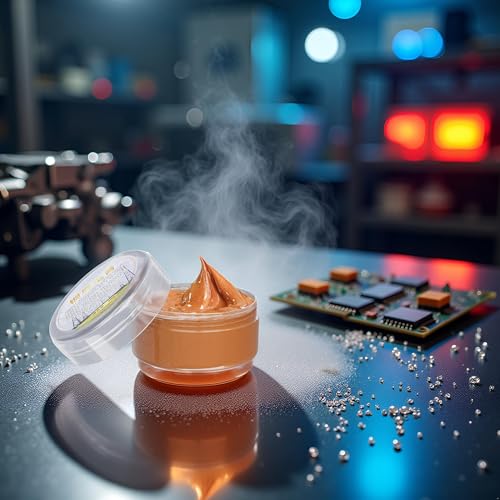 Image of 1Pc Electrical Contact Grease - Conductive Paste Automotive, Conductive Greases Electrical Connections, Copper Anti-Seize Compound Greases, High Temperature Tune Up Grease for Electronics, Tool Parts