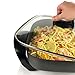 West Bend Electric Skillet Family-Sized 3-Inch Deep with Diamond Shield Scratch-Resistant Non-Stick Finish & Grease Channel for Healthier Cooking, 12-Inch, Gray