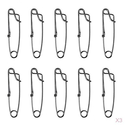 UJEAVETTE® 30X Stainless Steel Long Line Longline Clip for Fishing Snapper Tool 60Mm Easy On and Easy Off-image-23