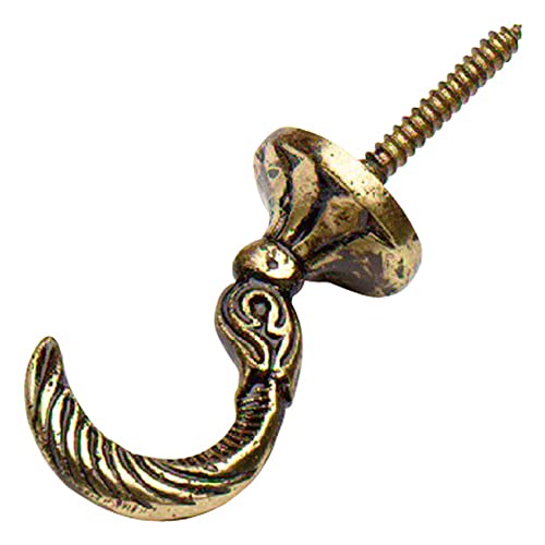 Bulk Hardware BH01608 Embrasse de rideaux égyptienne Laiton massif, 45 mm, Set de 2 Pièces