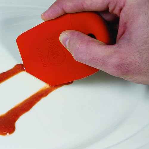 Image of Mercer Culinary Silicone 8 Piece Plating Wedge Set, Multicolor