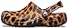 Crocs unisex adult Classic Animal Print | Zebra and Leopard Shoes Clog, Leopard, 9 Women 7 Men US