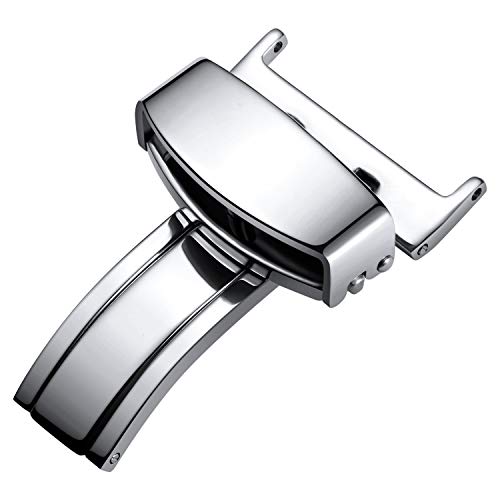 BINLUN Acero Inoxidable Plata Plegado Individual Despliegue