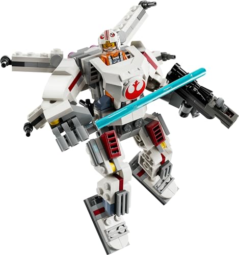 Star Wars Mech X-Wing di Luke Skywalker, Veicolo Robot Giocattolo Simile all'Astronave, Set di Giochi d'Avventura per Bambini e Bambine da 6 Anni in su, Piccolo Regalo da Collezione 75390 - Lego - Immagine 10