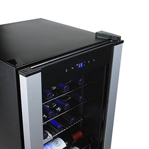 Wine Enthusiast 268 68 20 01 20-Bottle Evolution Series Wine Cooler, Stainless Trim #TOP6