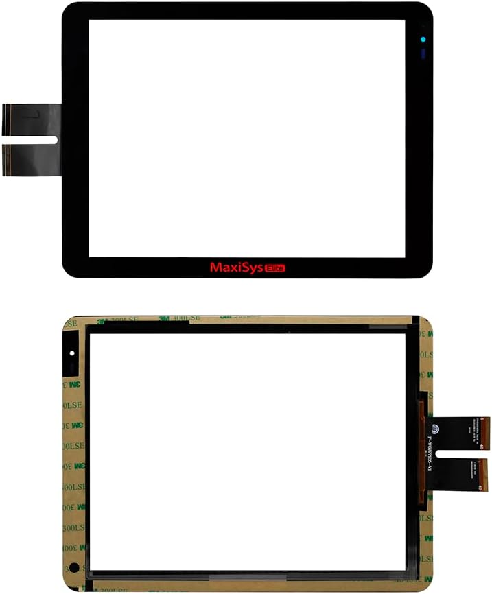 9.7 inch Digitizer Touch Screen [Without LCD] Glass Panel 9.7" Screen Replacement Repair Parts for Autel MaxiSys Elite [F-WGJ97135 097206I-N-00]
