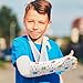 Suhine 12 Pcs Kids Arm Cast Cover Bandage Protector Reusable Elastic Cast Sleeve Arm Cover Elbow Protection(Small)